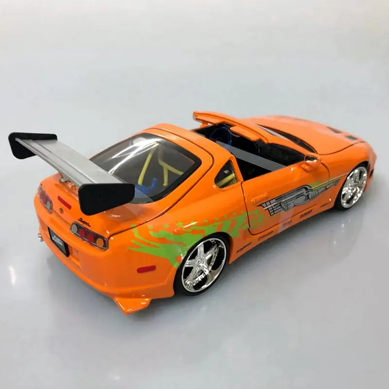 JADA 1/24 масштабная серия фильмов Модель автомобиля игрушки Тойота Супра литая металлическая модель автомобиля игрушка для коллекции, подарок, дети