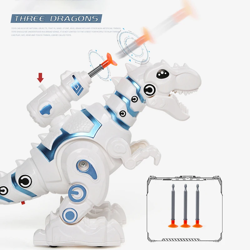 Новый пульт дистанционного управления s динозавр дистанционного управления робот для детей интеллектуальные звуковые игрушки распыления