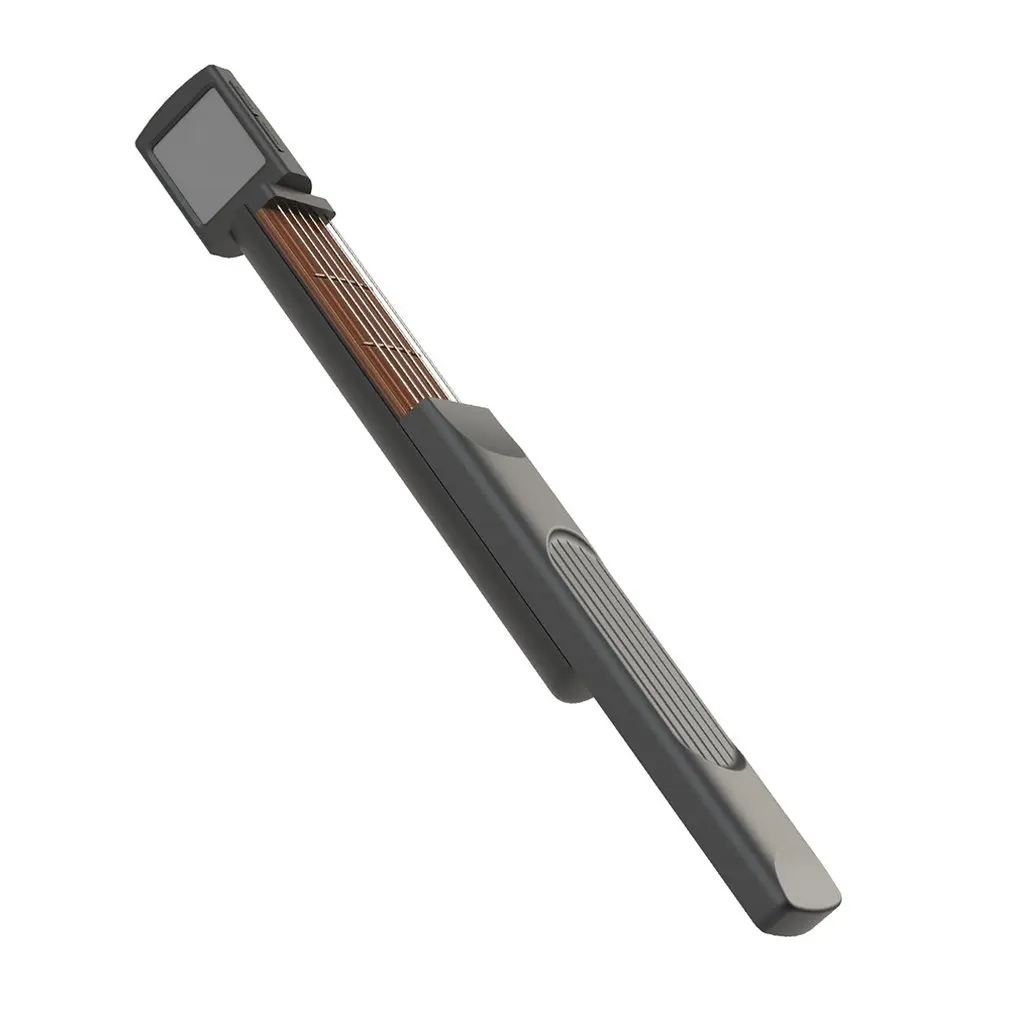 Карманная гитара аккорд тренер шесть Класс с светодиодный Экран Дисплей Beat