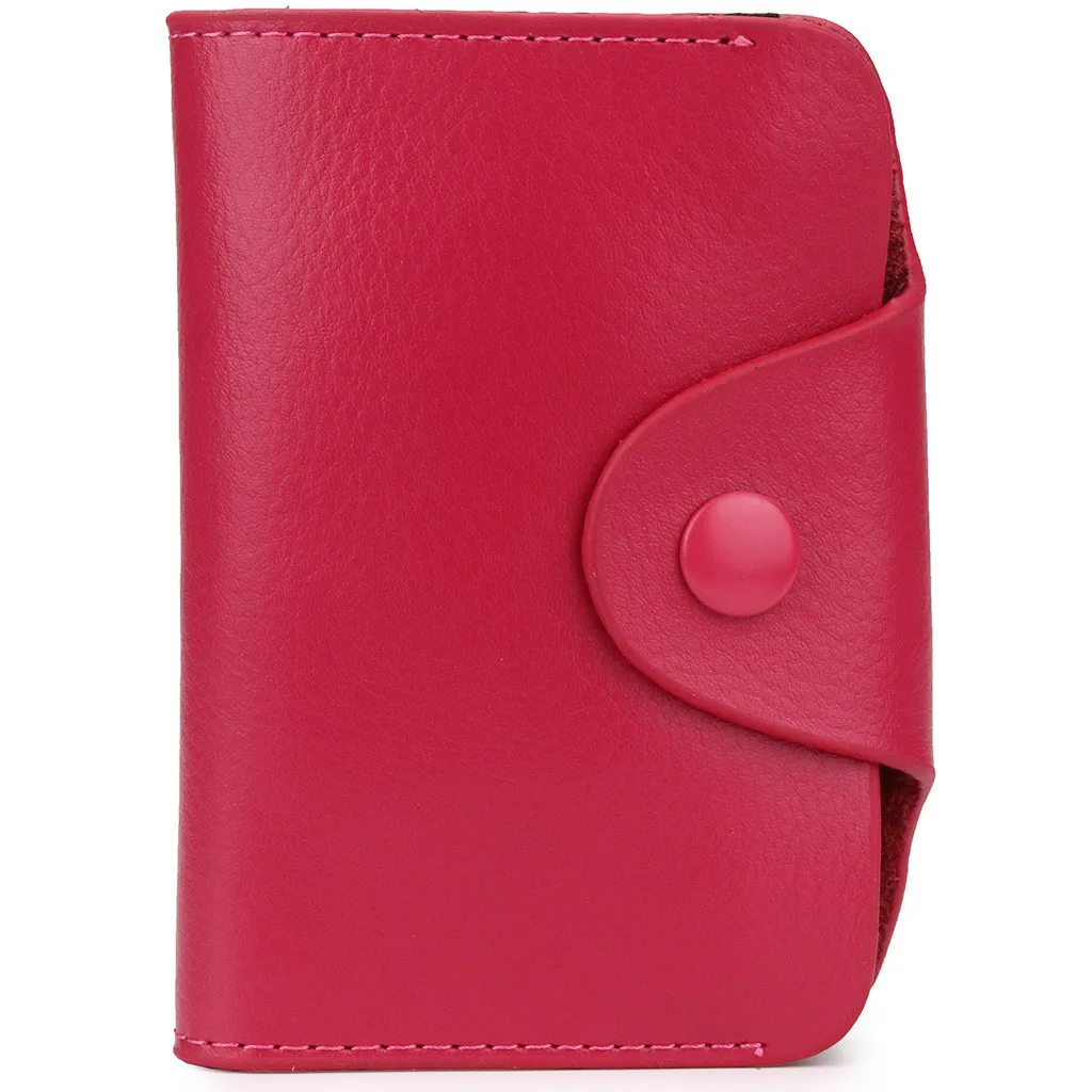 MAIOUMY, унисекс, кошелек для монет, кожаный, унисекс, бизнес, держатель для карт, кошелек, женский, для банка, для кредитных карт, кошелек для монет, женский, кожаный, Новинка - Цвет: RD