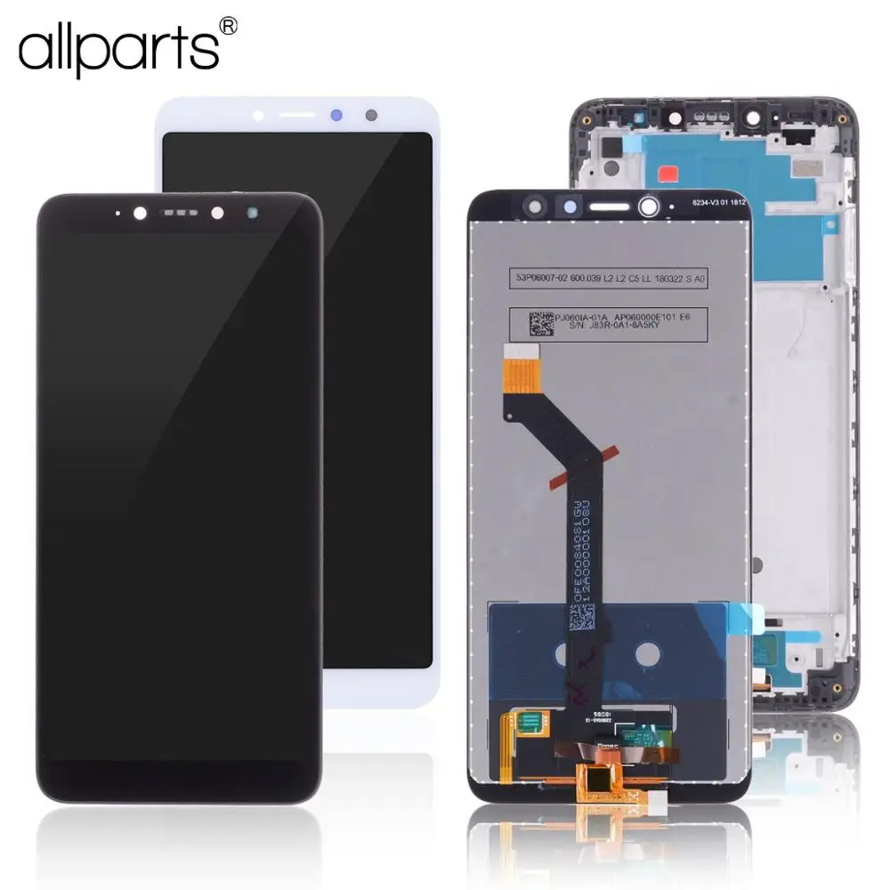 Цена Дисплей для Xiaomi Redmi S2 font b LCD b font в сборе с тачскрином на рамке Оригинал 5.99 черный белый
