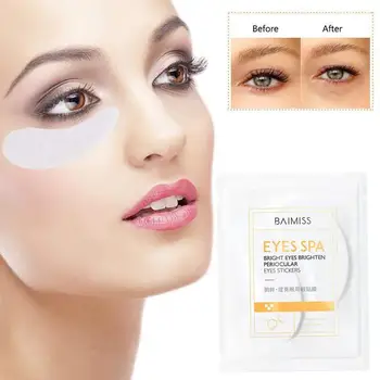 

1 Pair Of Collagen Crystal Eye Mask Hyaluronic Acid Eye Bag Dark Circle Remove Eye Mask Patches Anti Wrinkle Ageless Eye Care