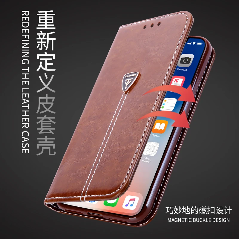 Магнитный чехол для iPhone 5 5s 6 6s 7 8 Plus кожаный флип-чехол с подставкой X Xs Xr Max 11 Pro SE2020 |