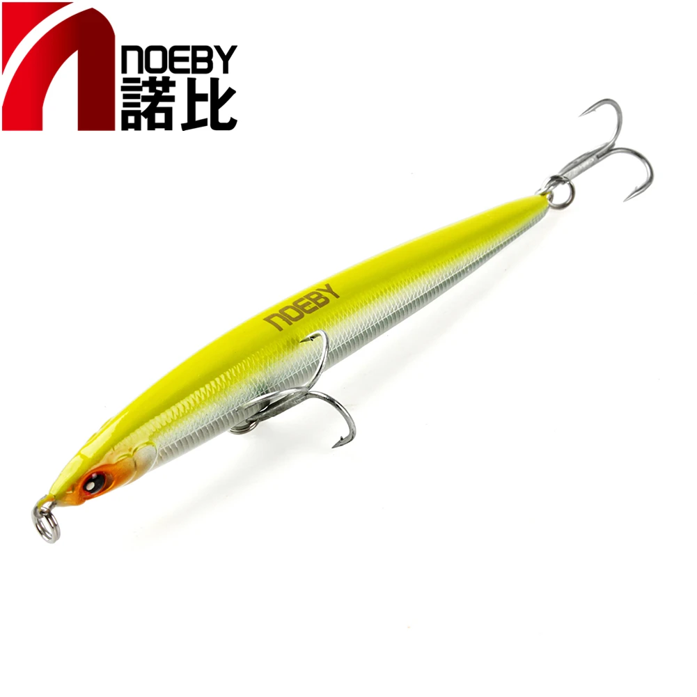 NOEBY NBL9126 карандаш Тонущая приманка стикбейт Блюз код тонкий C длинный литье Рыбная приманка вобблер 125 мм/21,5 г для морского окуня