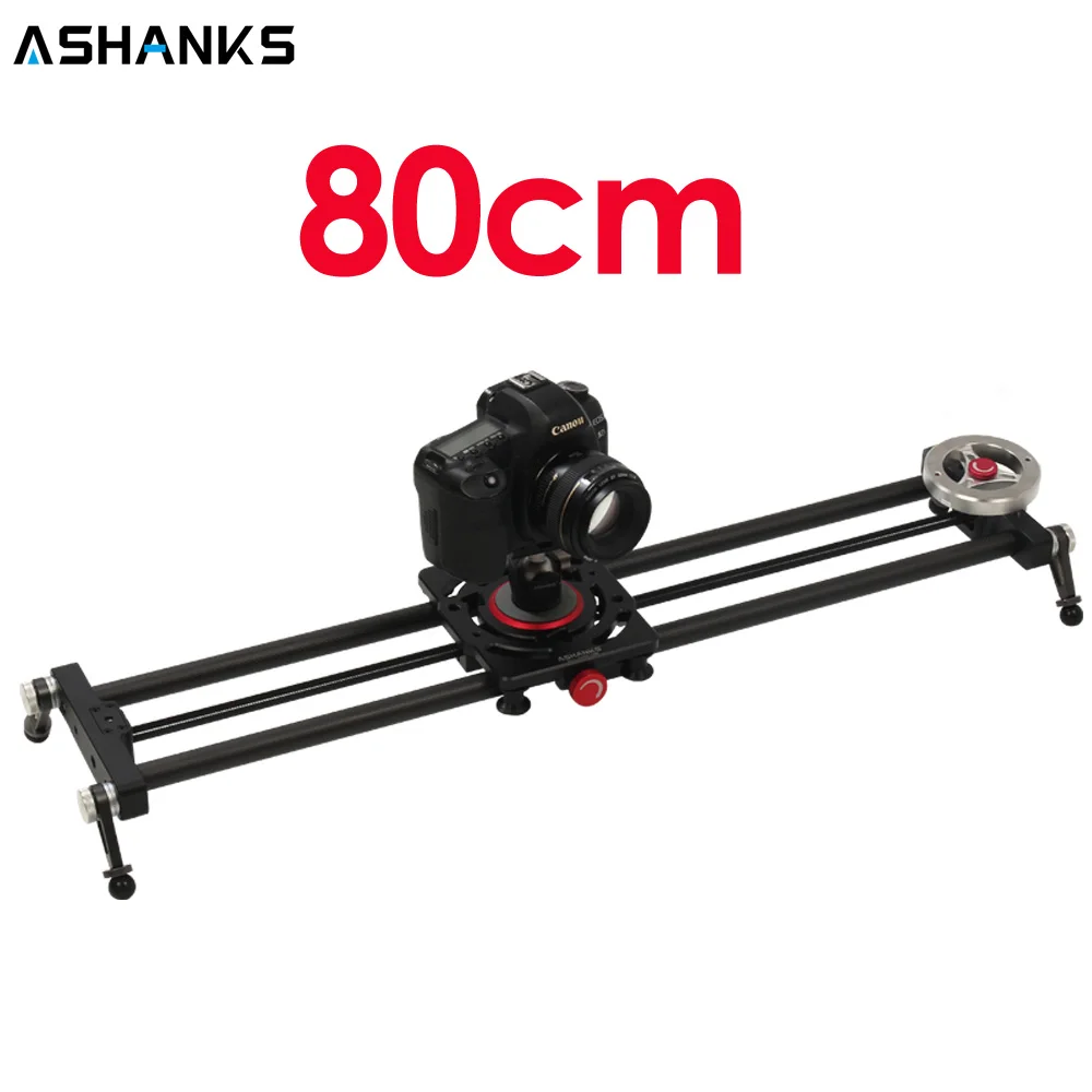 80CM ASHANKS Silent Bluetooth Камера слайд углеродное приложение моторизованный электрический контроль задержка слайдер рельс рельса для Timelapse фотографии - Цвет: 80CM