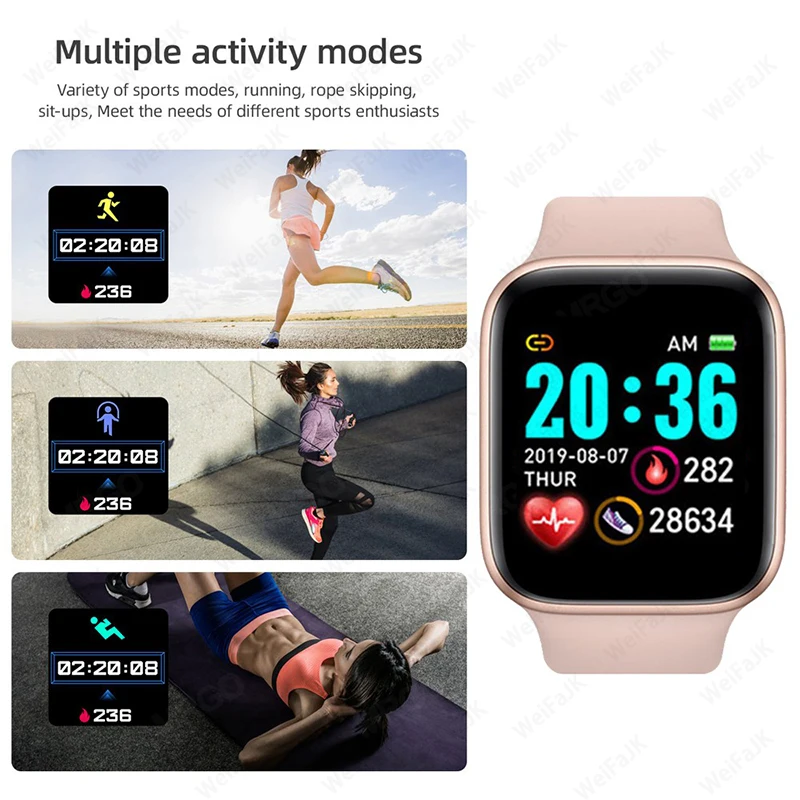 2021 Bluetooth Smart Watches Men Women Smartwatch Blood Pressure Heart Rate Monitor Sports Fitness Bracelet For Apple Android
