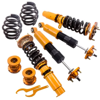 

Coilover Shock Coilovers Strut For BMW E46 3 Series 323i 325i 325Ci 325xi 98-05 Suspension Damper Force Front Rear Camber palte