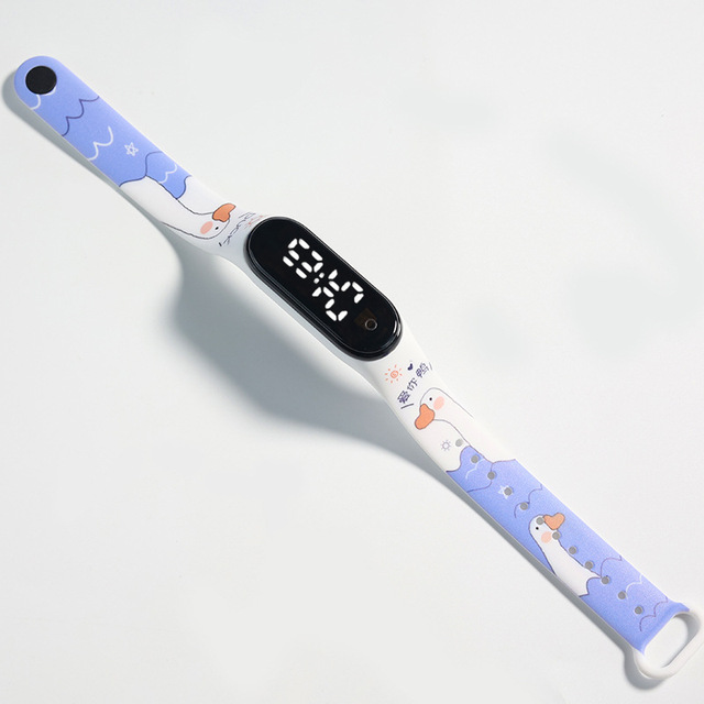 New Cute Women Watches Girls Sport Bracelet Digital Clock Ultra Light Silicone Led Children Watch Clock Waterproof Gift