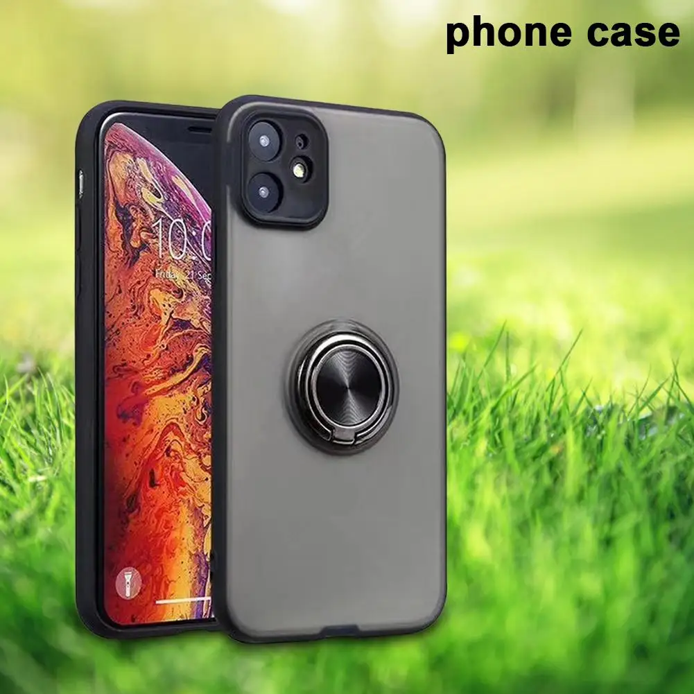 Матовый ручной силиконовый чехол для телефона для IPhone Apple 11 Xs MAX Чехол-держатель Матовый ручной чехол для телефона