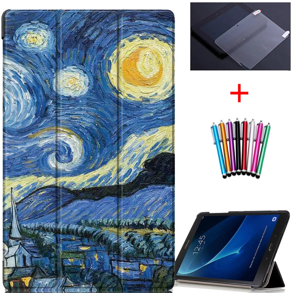 Pu кожаный чехол с принтом для Amazon New Fire HD10 2019 планшет электронные книги HD 10