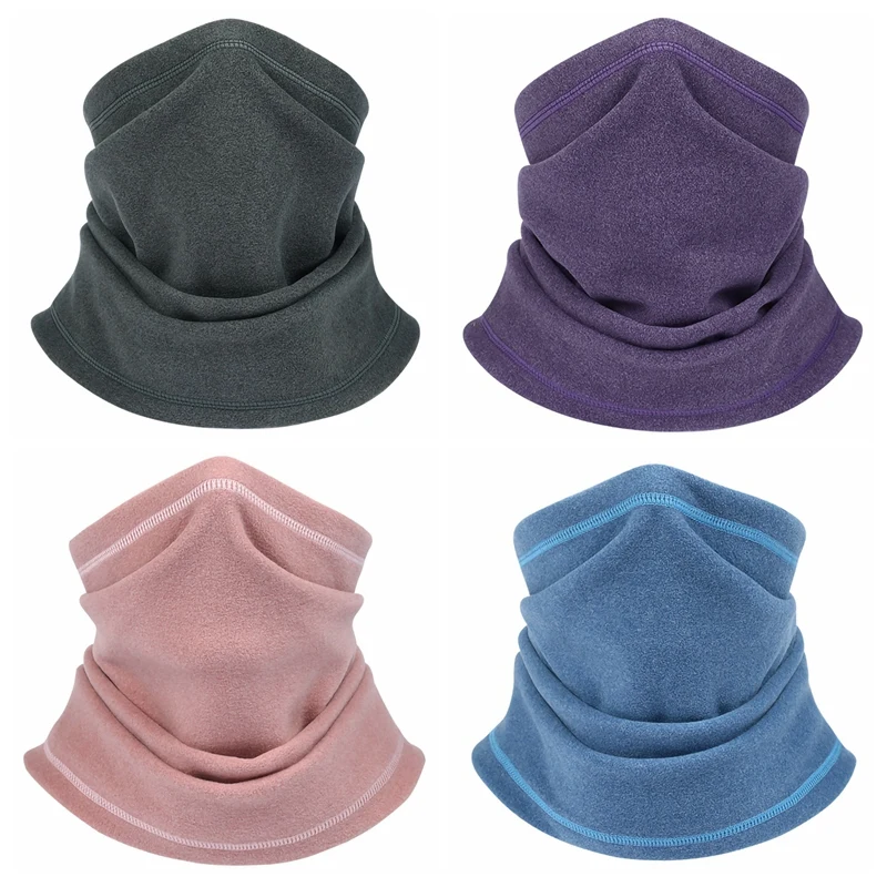 Winter Warm Scarf Rabbit plush Face Mask Thermal Anti-static Outdoor Cycling Windproof Headscarf Neck Face Shield AH08