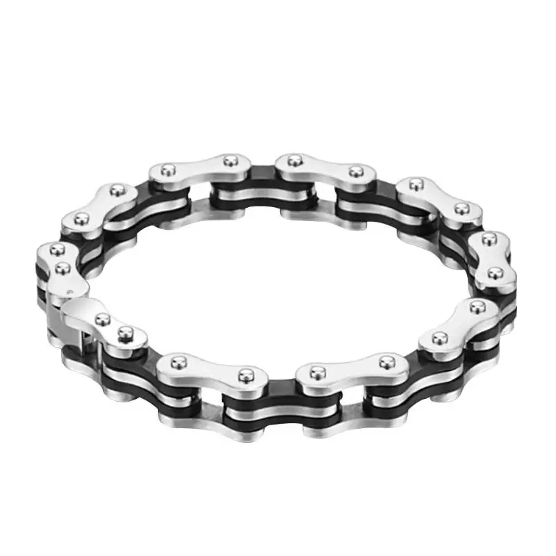 Мужской браслет с фигуркой велосипеда из нержавеющей стали для мотоцикла в стиле