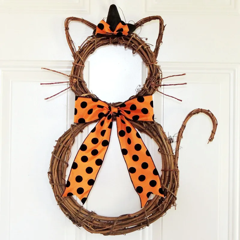 

8-25cm Natural Rattan Wreath Christmas Decor DIY Handmade Crafts Wedding Party Easter Garland Material House Door Wall Ornaments