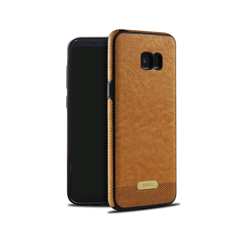 Aokin Luxury Leather PU Soft Phone Cases for Galaxy S7 S8 Business Cover Case Samsung Shockproof |