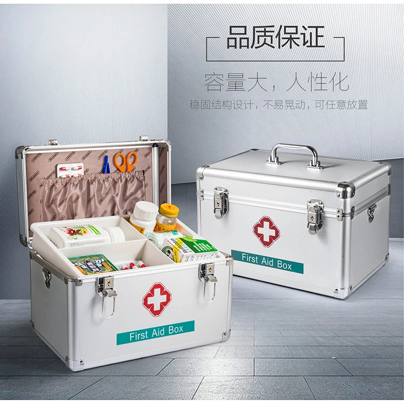 Большой Медицинский Набор для домашнего использования, контейнер для первой медицинской помощи и полный набор небольших коробок для лекарств