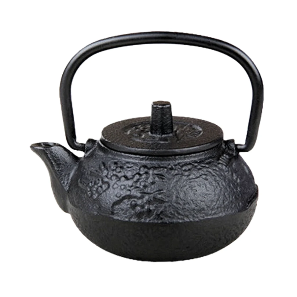 Mini 50ml Cast Iron Tea Kettle Teapot Tea Accessories Great Tea House Decor for Friends, Family Wedding Tea Lovers