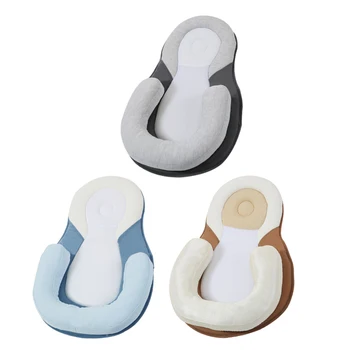 

0-12 Months Baby Shaping Pillow Prevent Flat Head Sleep Cushion Anti-rollover Mattress Infant Newborn Sleep Pad Cotton Pillow