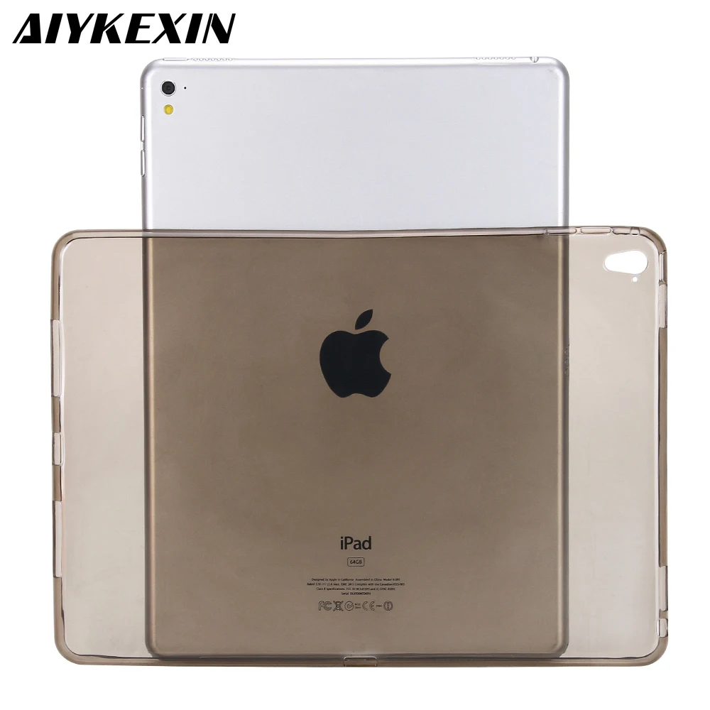 

High Ultra Slim Soft TPU Cases For iPad Pro 9.7 Inch Tablet Back Cover Clear Case for iPad A1673 A1674 Case for iPad pro9.7 2016
