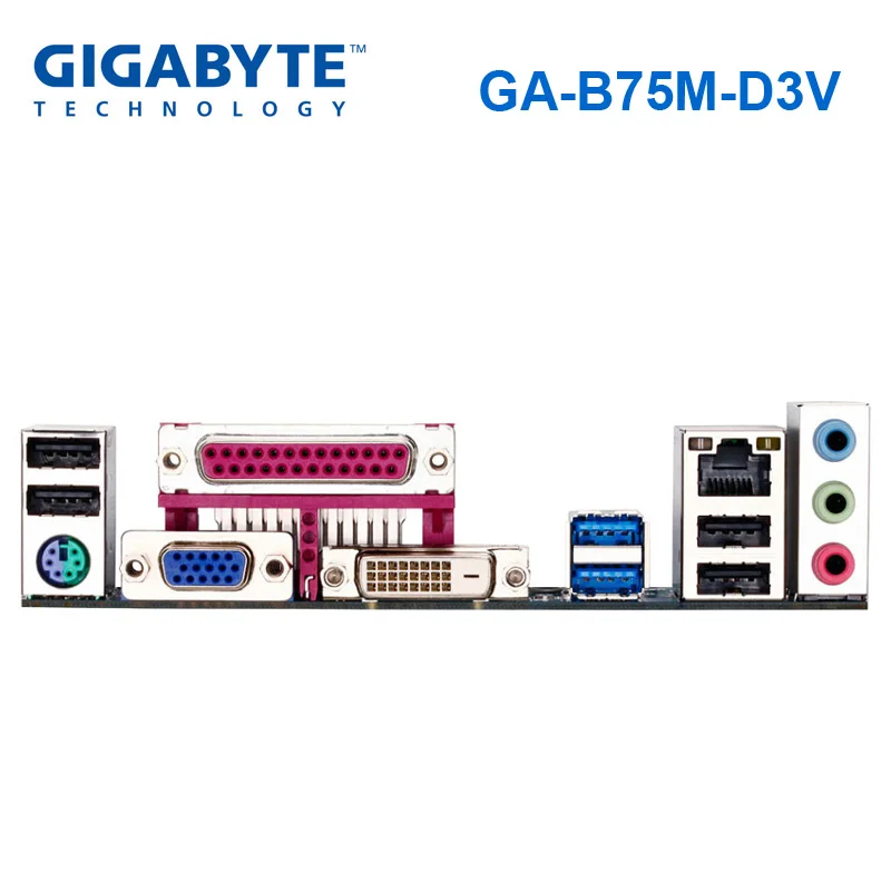 Оригинальная Материнская плата Gigabyte материнская с процессором Intel Core i5 1155 3470 ОЗУ