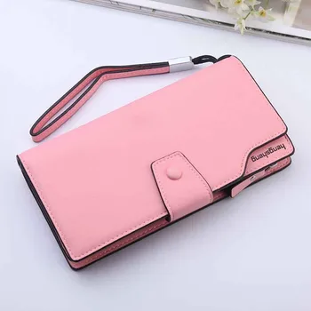 

2020 Fashion Wallet Women Long Cute Wallet Leather Soft Women Wallets Zipper Portefeuille Female Purse Clutch Cartera Mujer