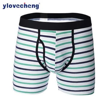 

Comfortable Panties Hot Sale Men Underwear Men's Boxer Underwear Sexy Striped Cotton Man Underwear Comfortable and breathable
