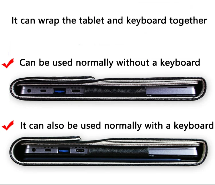Suporte pu Case para Chuwi 12 Tablet 2in Ubook Pro 12.3 Plus Gift Keyboard Case de Alta Qualidade - Imagem 6