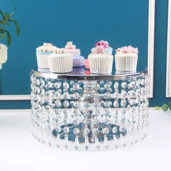 

High-grade metal cake tray fruit tray wedding props baking party supplies creative home furnishings
