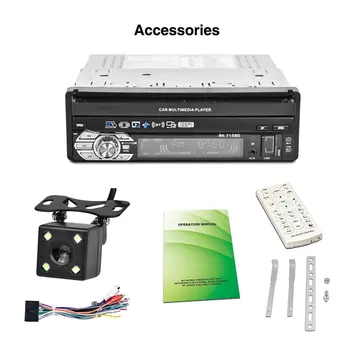 

Portable 7158G Car MP5 Player Touch Screen with Camera GPS Map Card Backlight Essential Accessories