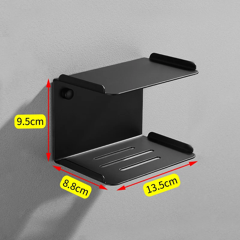 Мыльница Черная Нержавеющая Сталь Двойной Слой Кухня Мыло Держатель слив Ванная комната Душ Caddy стеллаж настенный Косметическая полка