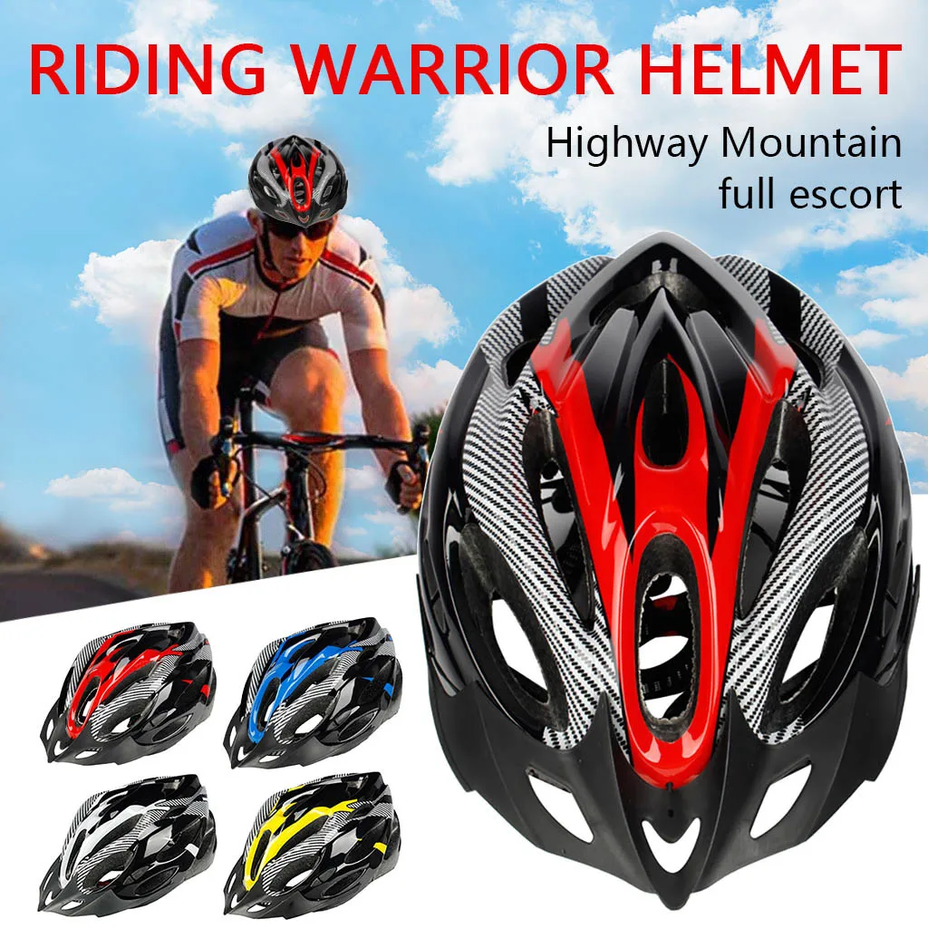 Unisex Bicycle Helmets Matte Road Cycling MTB Mountain Bike Sports Safety Hats 