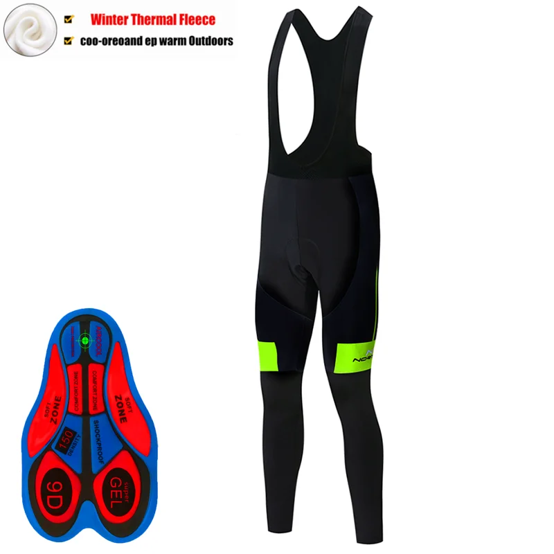 Winter Long Pants NW брюки MTB Велоспорт мужские и женские брюки зимние длинные велосипедные брюки флисовые спортивные беговые ветрозащитные отражающие уличные брюки - Цвет: Winter Long Pants