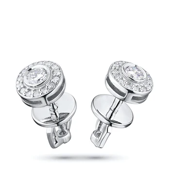 

Pusety of white gold with diamonds e0901ps02150500
