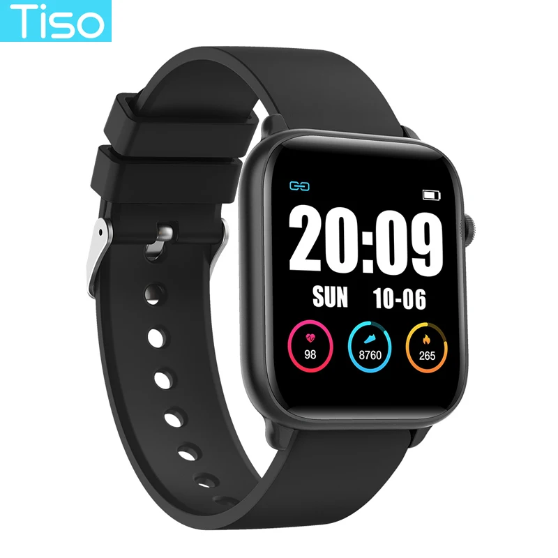 Tiso w37 Bluetooth smart watch band 1.3 inch screen sport sleep heart rate fitness blood pressure oxygen tracker IP68 waterproof