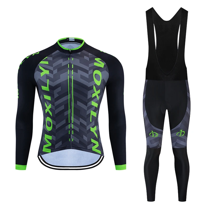 

Moxilyn Pro Cycling Jersey Set Long Sleeve Racing Bicycle Cycling Clothing Ropa Maillot Ciclismo MTB Bike Clothes Cycling Wear