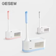 GESEW TPR держатель для туалетной щетки с пинцетом чистящий инструмент длинная ручка щетка для ванной для туалета набор аксессуаров для ванной комнаты