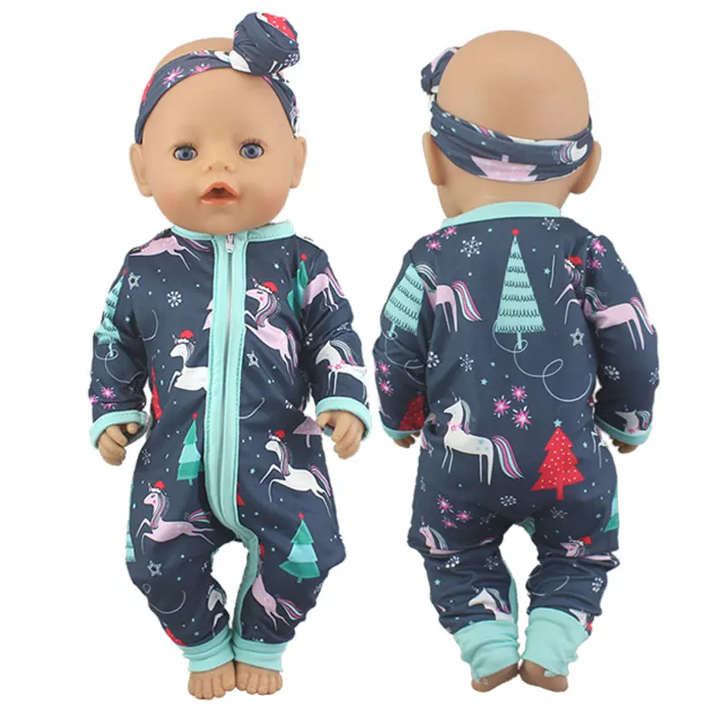 New Pajamas Fit For 17Inches Baby Doll 43cm Born Babies Doll ClothesDolls Accessories AliExpress