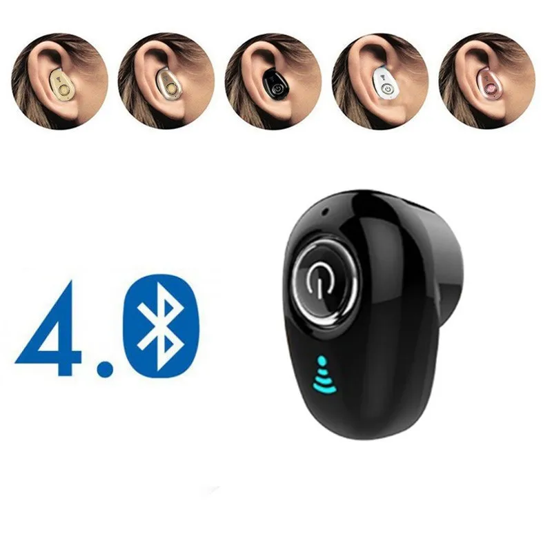 

S650 Mini Bluetooth Earphone Wireless In-Ear Invisible Auriculares Earbuds Handsfree Headset Stereo With Mic For Phone