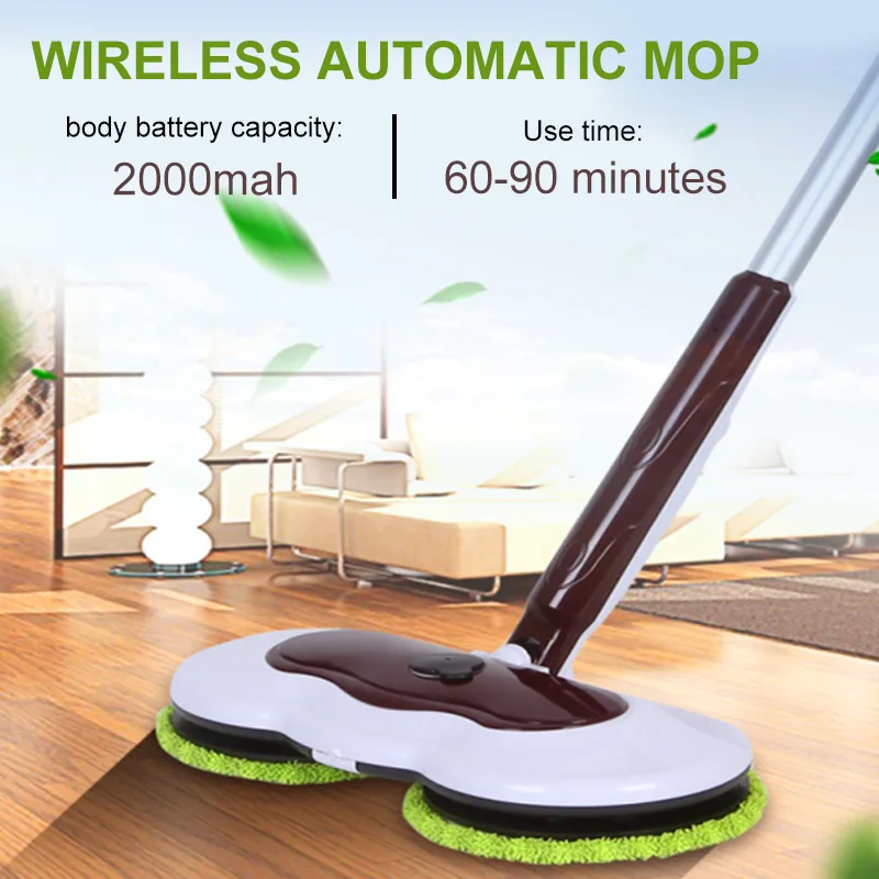 Electric Mop Intelligence Electric Mop Smart Electric Mop Dry and Wet Dual-Use Wireless 360° Rechar - 4000240397672