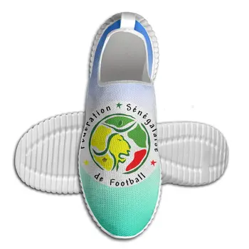 

Senegal Football Team Emblems Running Shoes Breathable Walking Shoes Lightweight Mens and Womens