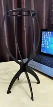 Soporte plegable portátil para pelucas, soporte para peluca, accesorios para el cabello, color negro, estable, # y30