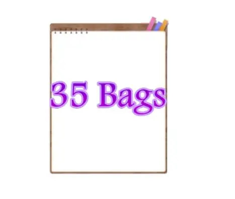 35Bags AB сверла Новая цветная алмазная живопись сумок - Цвет: 35Bags