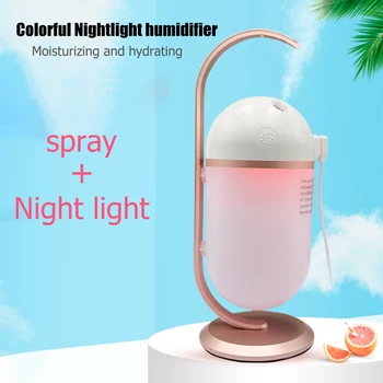 

380ML Mini Air Humidifier Portable USB Aroma Essential Oil Diffuser Aromatherapy Mist Maker with Colorful Night Light For Office