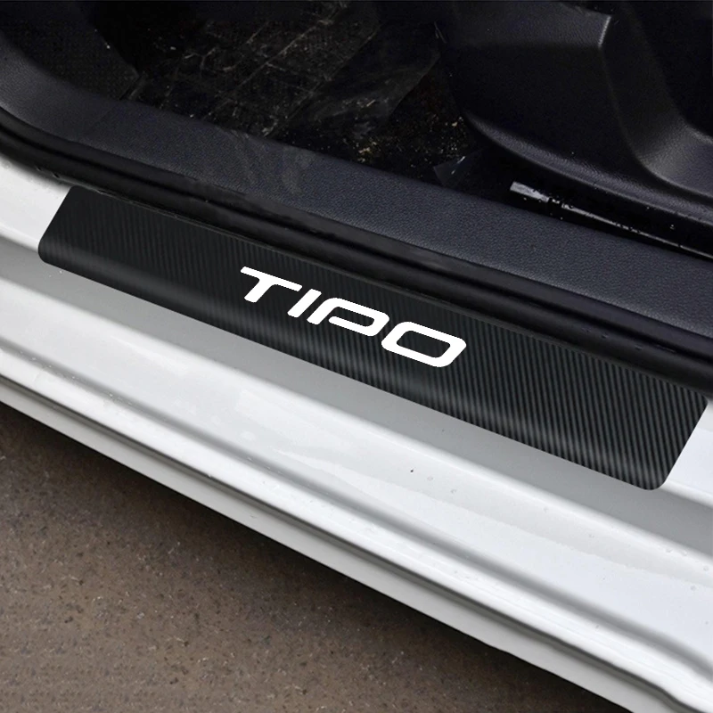 Для Fiat Tipo накладки для порогов автомобиля крышки наклейки накладка протектор автомобиля Стайлинг Аксессуары 4 шт