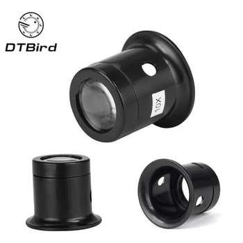 

Jeweler Watch Magnifier Tool 10X/5X Monocular Magnifying Glass Loupe Lens Eye Magnifier Len Repair Kit Tool