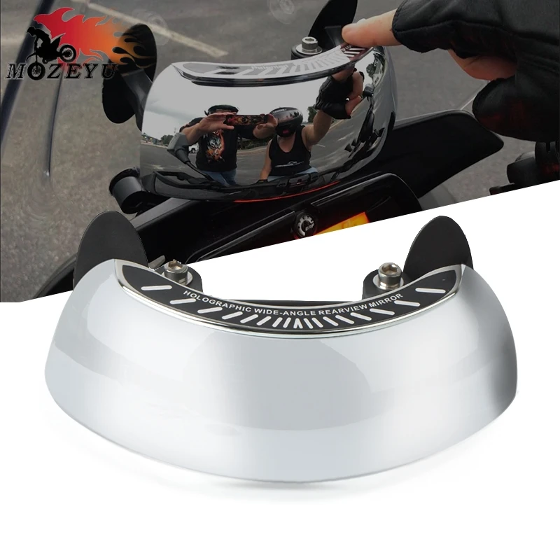 For HONDA NC700 S/X NC750 S/X Bandit 600 650 1200 1250 GSF 650 1200 Motorcycles Wide Angle Rearview Mirror 180 Degree Visible