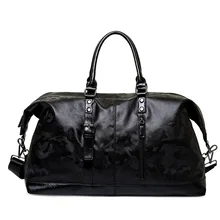 MIWIND модная Высококачественная ПУ повседневная Дорожная сумка Новая дорожная сумка чистый цвет дорожная сумка Большая вместительная мужская сумка LSTJ008