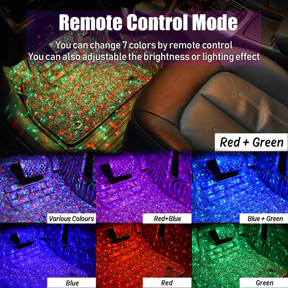 Автомобильный RGB светодиодный светильник полоса декоративный дизайн автомобиля Автомобильная атмосферная лампа салона автомобиля свет беспроводной пульт дистанционного управления/Голосовое управление