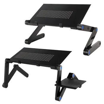 Portable Adjustable Table Laptop Stand For Working Office Home Bed Sofa Couch 1