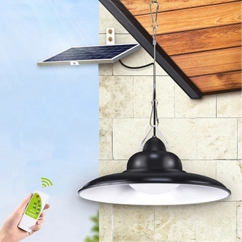 

Chandelier Solar Light Outdoors For Country House Solar Garden Light with Remote Control Hanging LED Solar Garden Light 1000LM