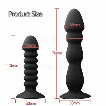Realistic Dildo Vibrator Anal Plug Prostate Massager Suction Cup Masturbator for Man Remote Dildo Anus Penis Sex Toys for Women 2